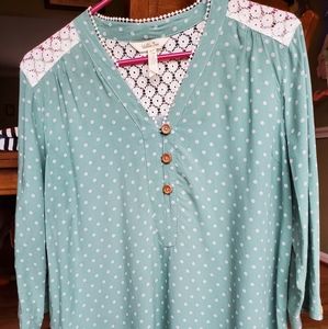 Matilda Jane Enticing Eyelet top